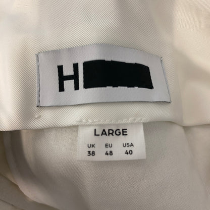 H BEAUTY ＆ YOUTH ワイドパンツ メンズ L 白系【中古】