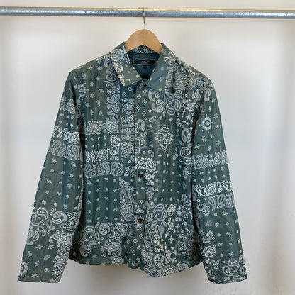 KITH ナイロンコーチジャケット メンズ L 緑系【中古】