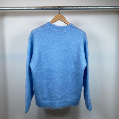 SUPREME モヘアニット メンズ L 水色系【中古】