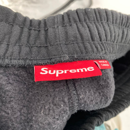 SUPREME スモールスボックスウェットパンツ メンズ L 黒系【中古】