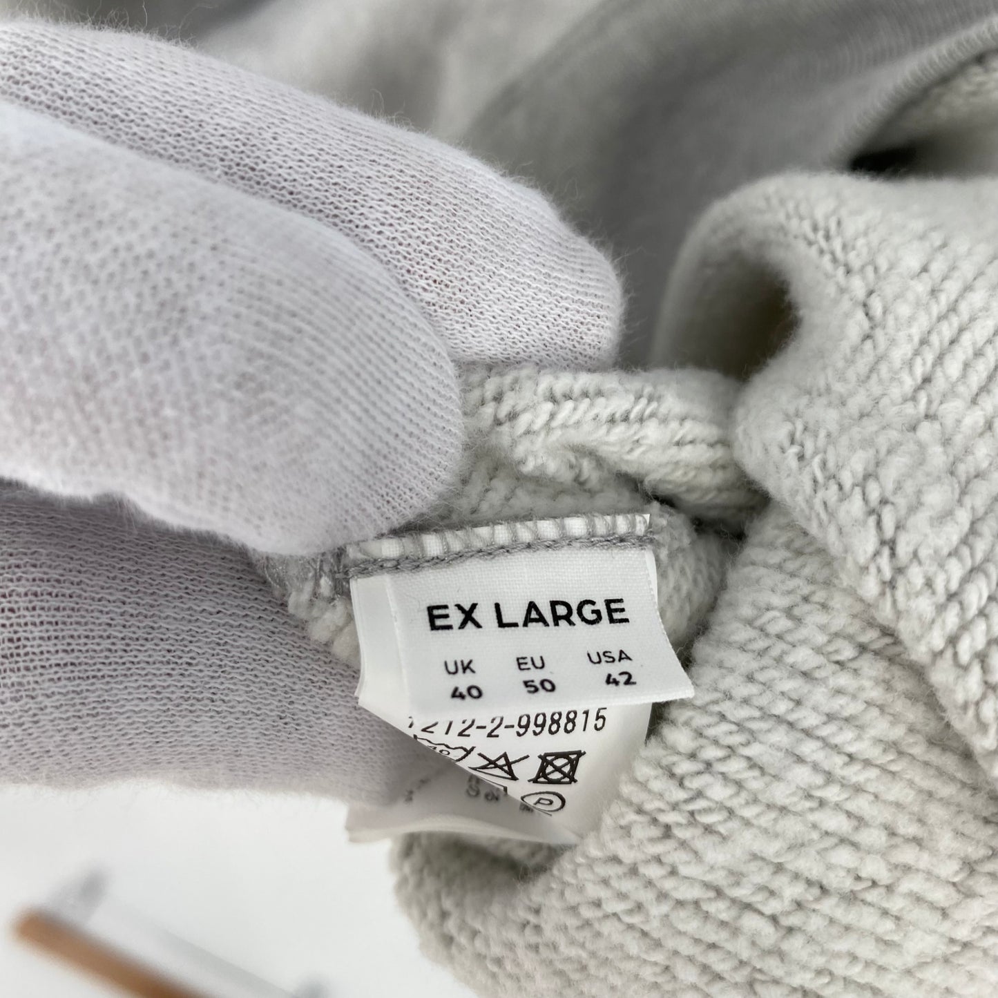 H BEAUTY ＆ YOUTH クルーネックスウェット メンズ XL グレー系【中古】