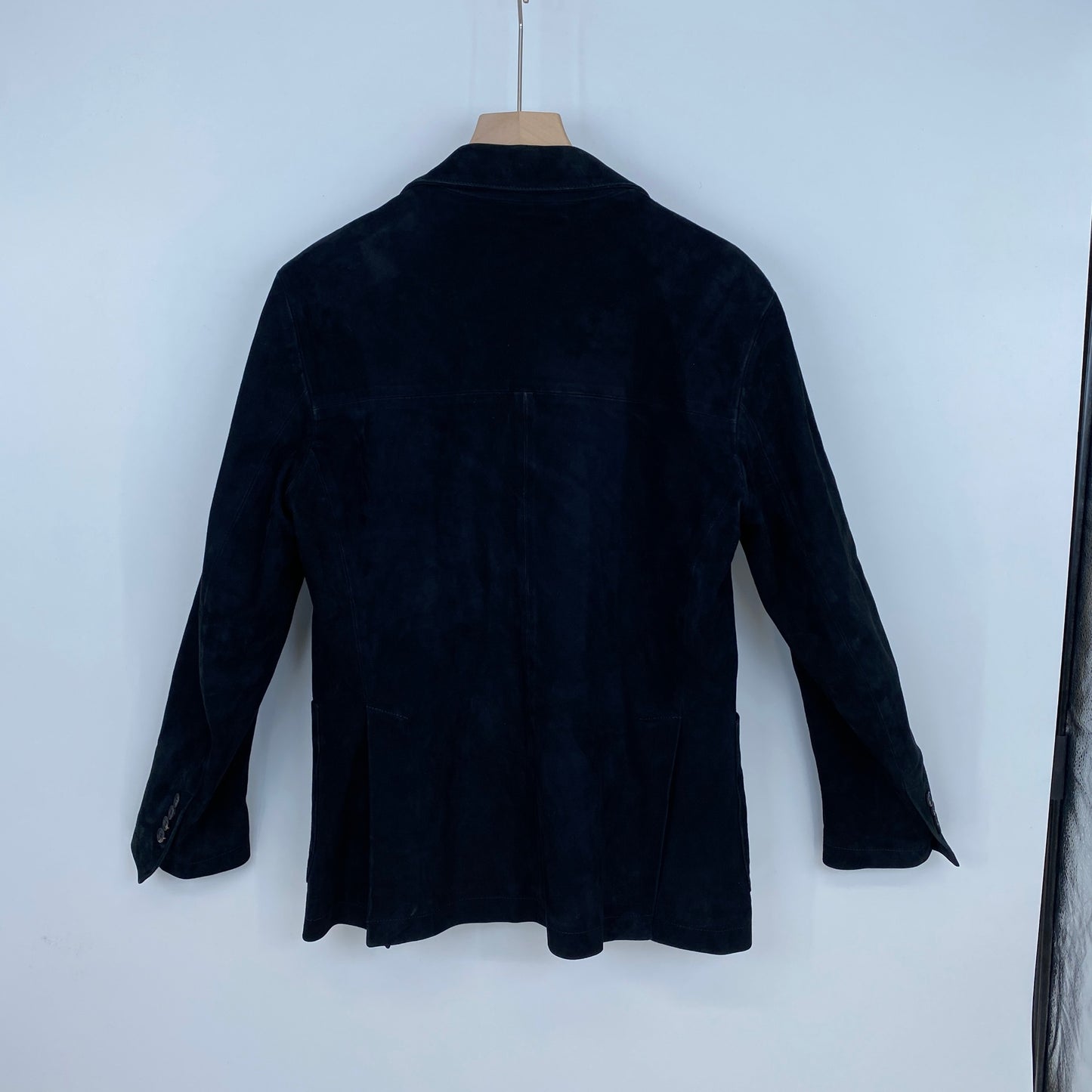 TAGLIATORE スウェードテーラードジャケット メンズ XL 黒系【中古】