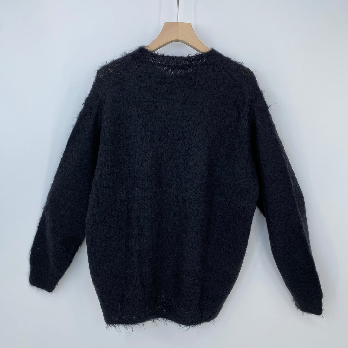 AURALEE モヘアニット メンズ XL 黒系【中古】