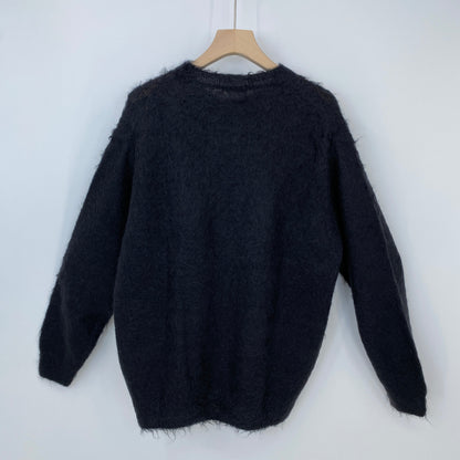 AURALEE モヘアニット メンズ XL 黒系【中古】