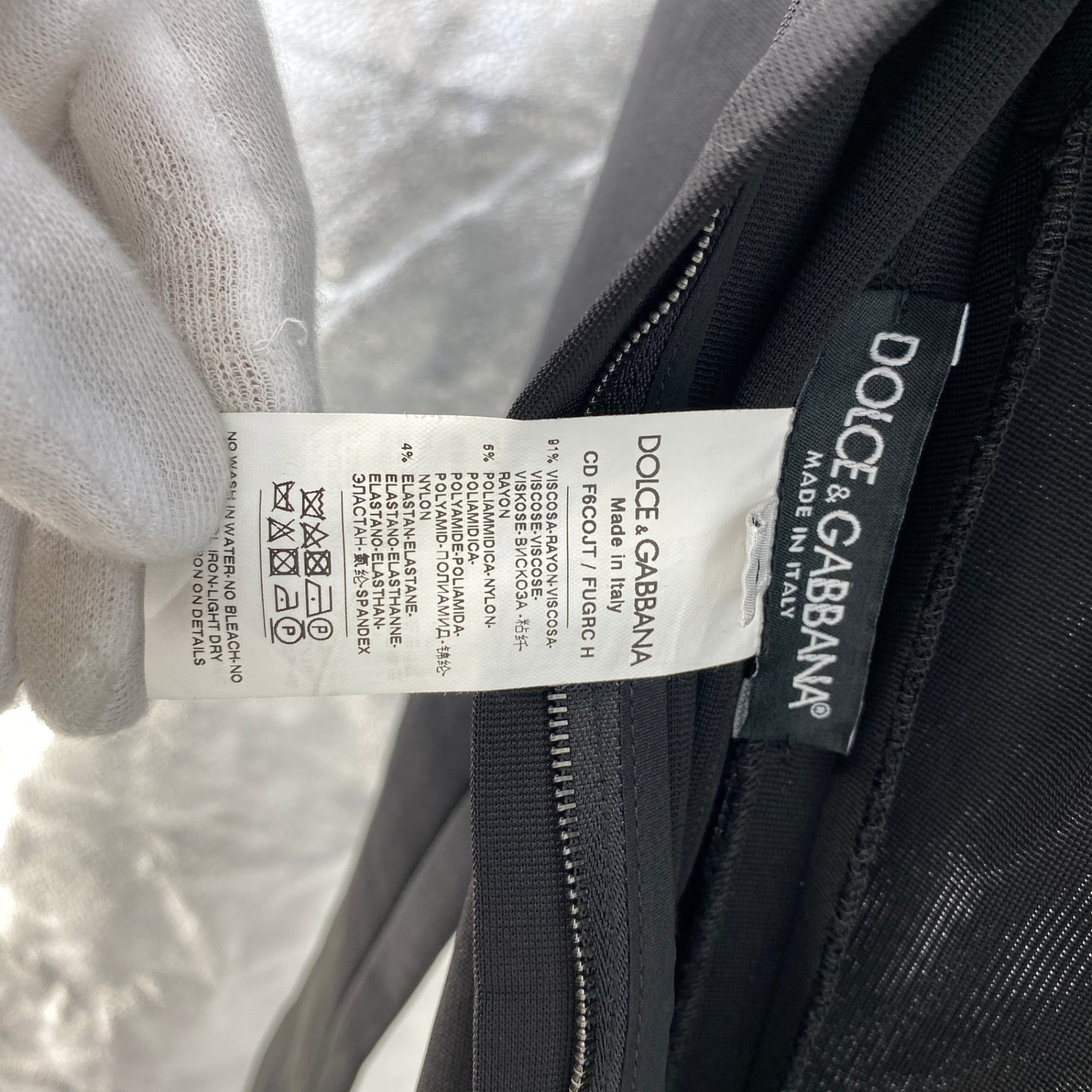 DOLCE＆GABBANA ニットワンピース レディーズ S 黒系【中古】