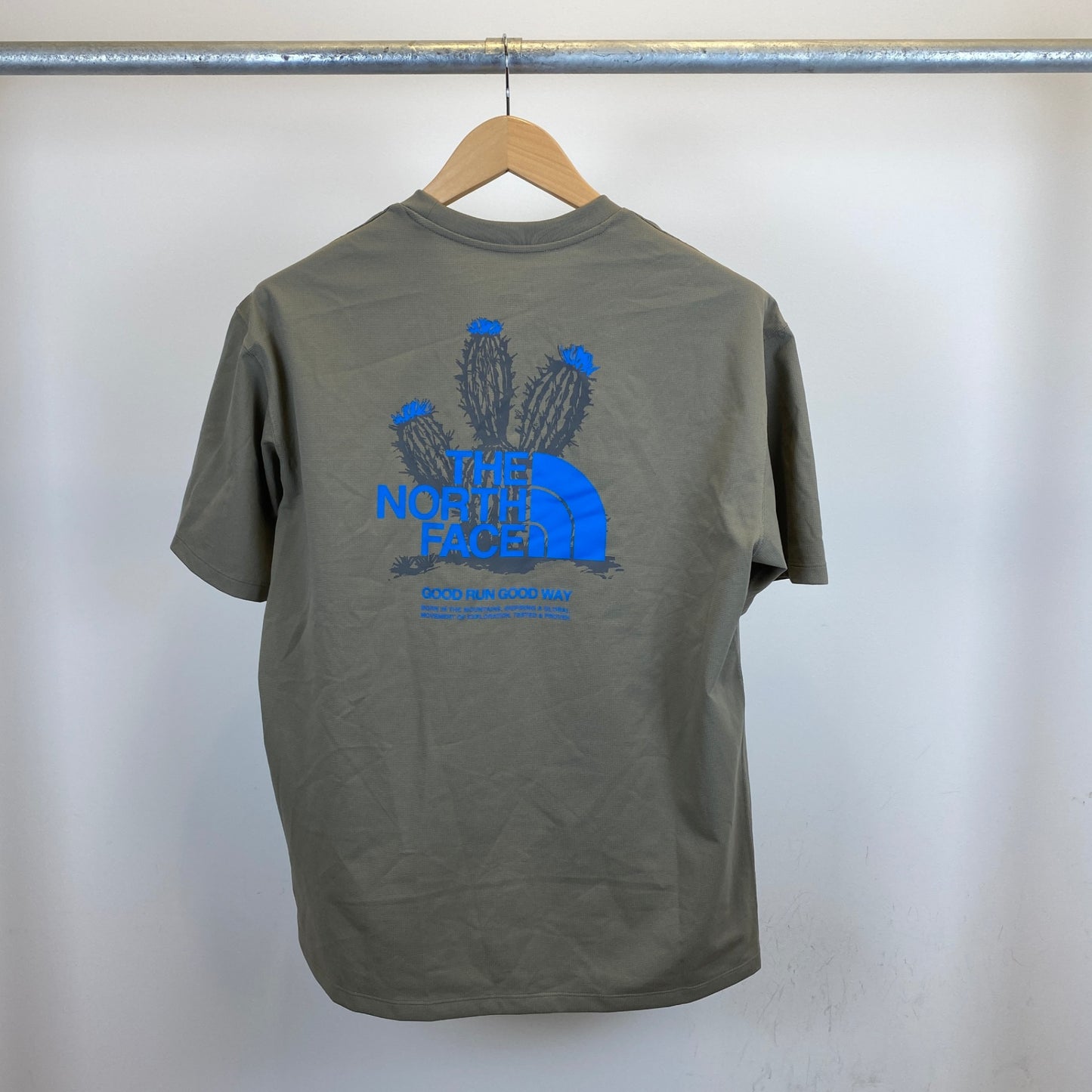 THE NORTH FACE 半袖Tシャツ メンズ L カーキ系【中古】