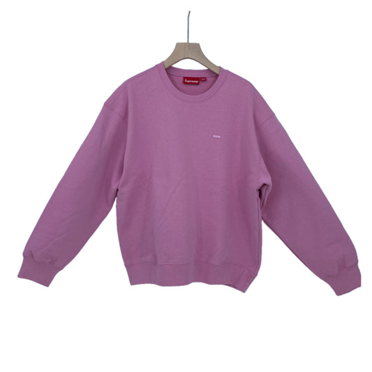 SUPREME Samll Box Crewneck sweat メンズ L ピンク系【中古】