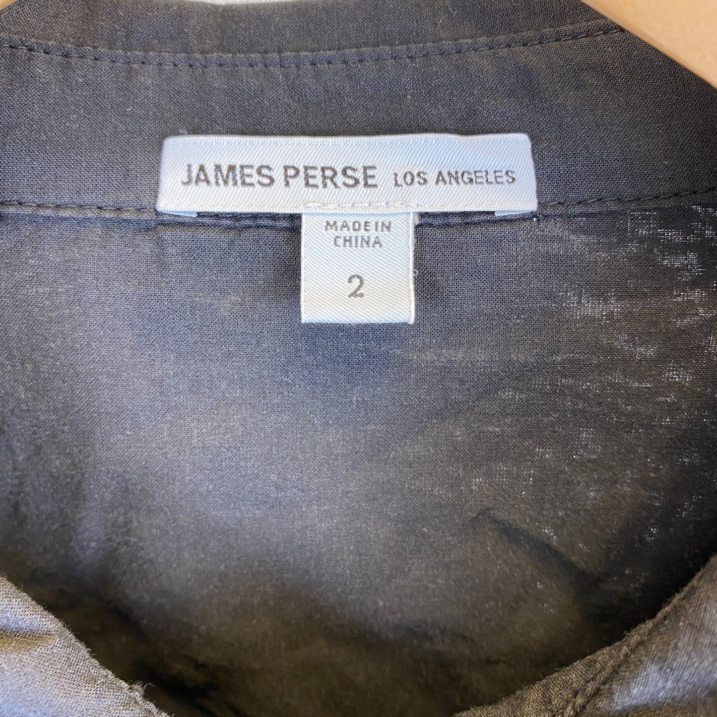 JAMES PERSE 長袖シャツ メンズ L 黒系【中古】