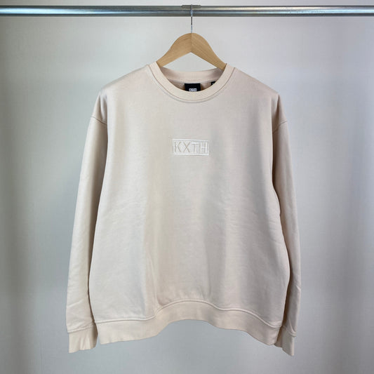 KITH クルーネックスウェット XL ベージュ系【中古】