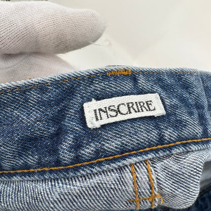 INSCRIRE ダメージデニムパンツ メンズ XL 青系【中古】