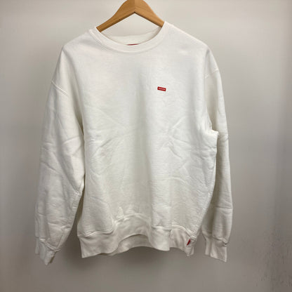 SUPREME small box crewneck メンズ L 白系【中古】