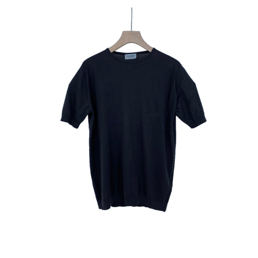 JOHN SMEDLEY 半袖クルーネックニット メンズ L 茶系【中古】