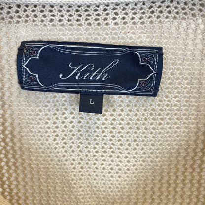 KITH 半袖スキッパーニット メンズ L ベージュ系【中古】