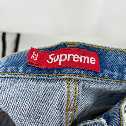 SUPREME Regular Jean Washed Indigo メンズ M 水色系【中古】