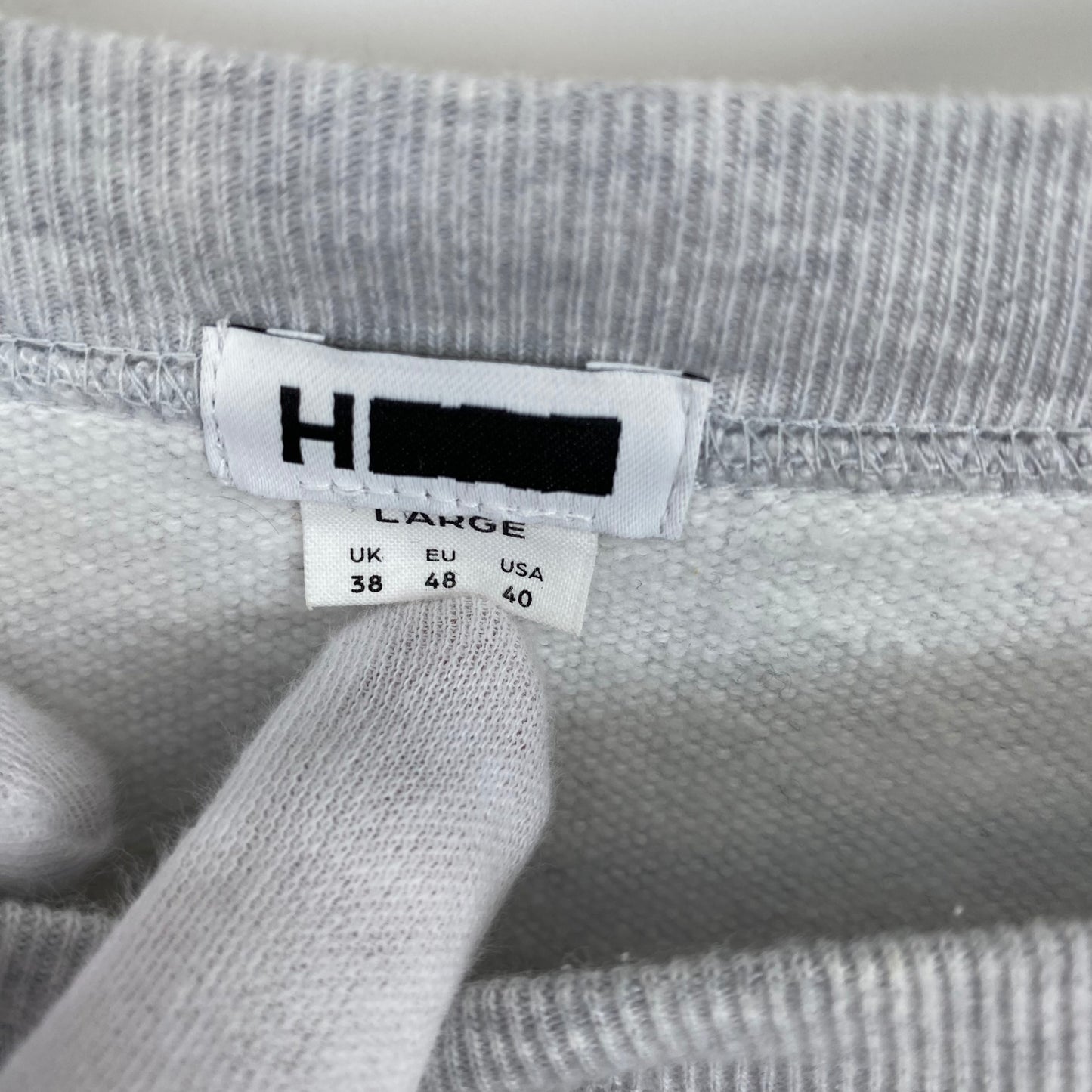 H BEAUTY ＆ YOUTH クルーネックスウェット メンズ L グレー系【中古】