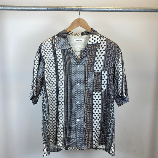 MONKEY TIME 半袖シャツ メンズ XL 茶系【中古】