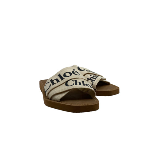 CHLOE サンダル レディーズ XS 茶系【中古】