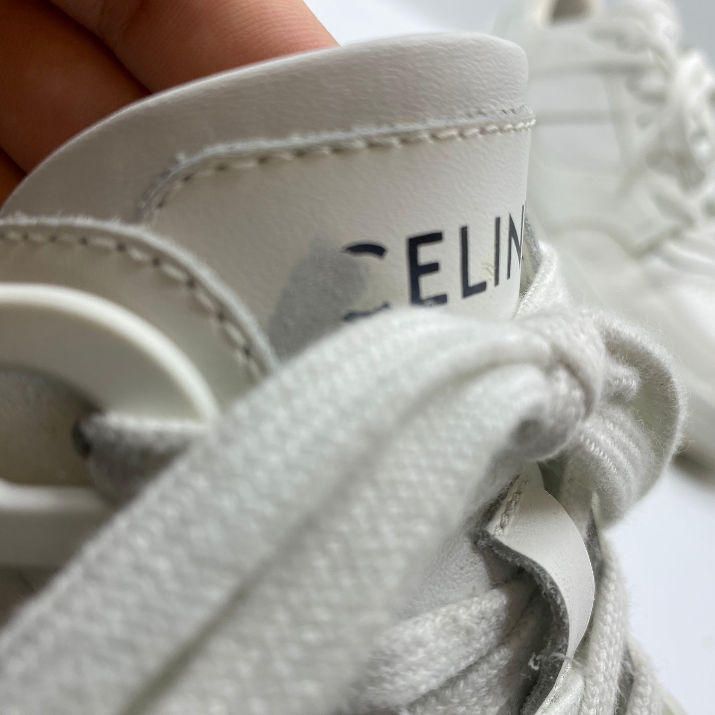 CELINE ローカットスニーカー メンズ 27cm 白系【中古】