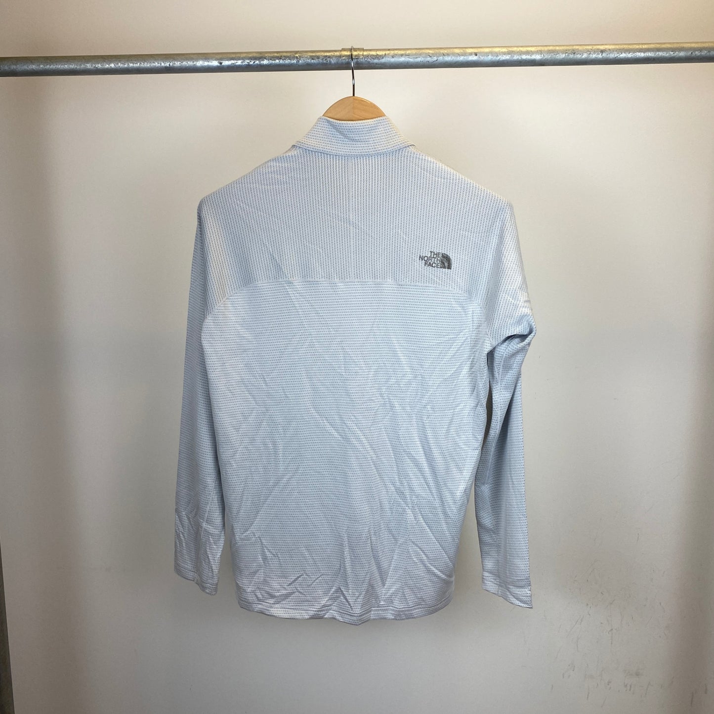 THE NORTH FACE ロングスリーブフラッシュドライジップアップ メンズ L グレー系【中古】