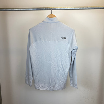 THE NORTH FACE ロングスリーブフラッシュドライジップアップ メンズ L グレー系【中古】