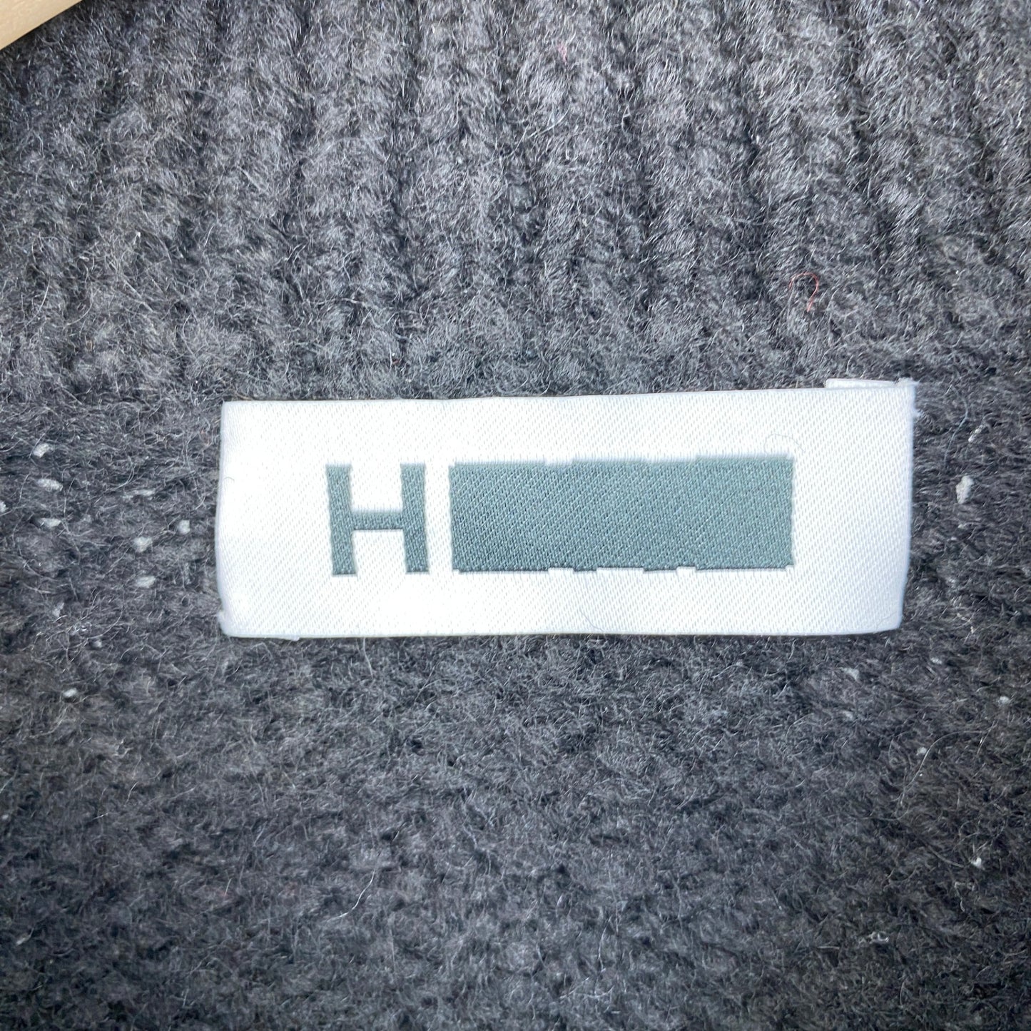 H BEAUTY ＆ YOUTH ニットブルゾン メンズ L 黒系【中古】