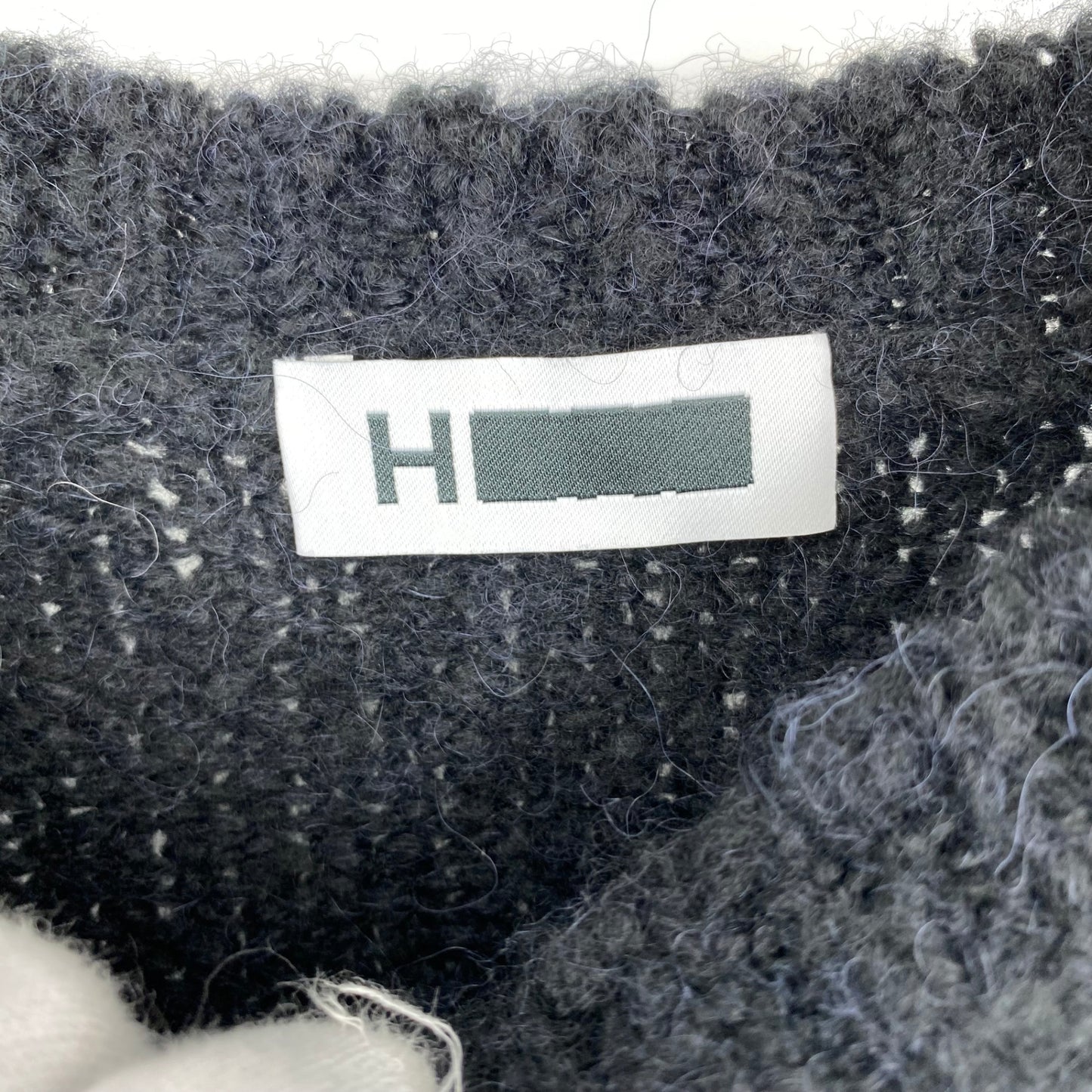 H BEAUTY ＆ YOUTH クルーネックニット メンズ L 黒系【中古】