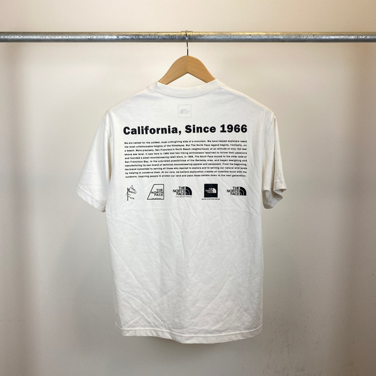 THE NORTH FACE 半袖Tシャツ メンズ L 白系【中古】