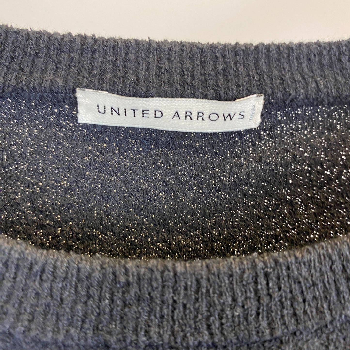 UNITED ARROWS 半袖ニット メンズ XL 黒系【中古】