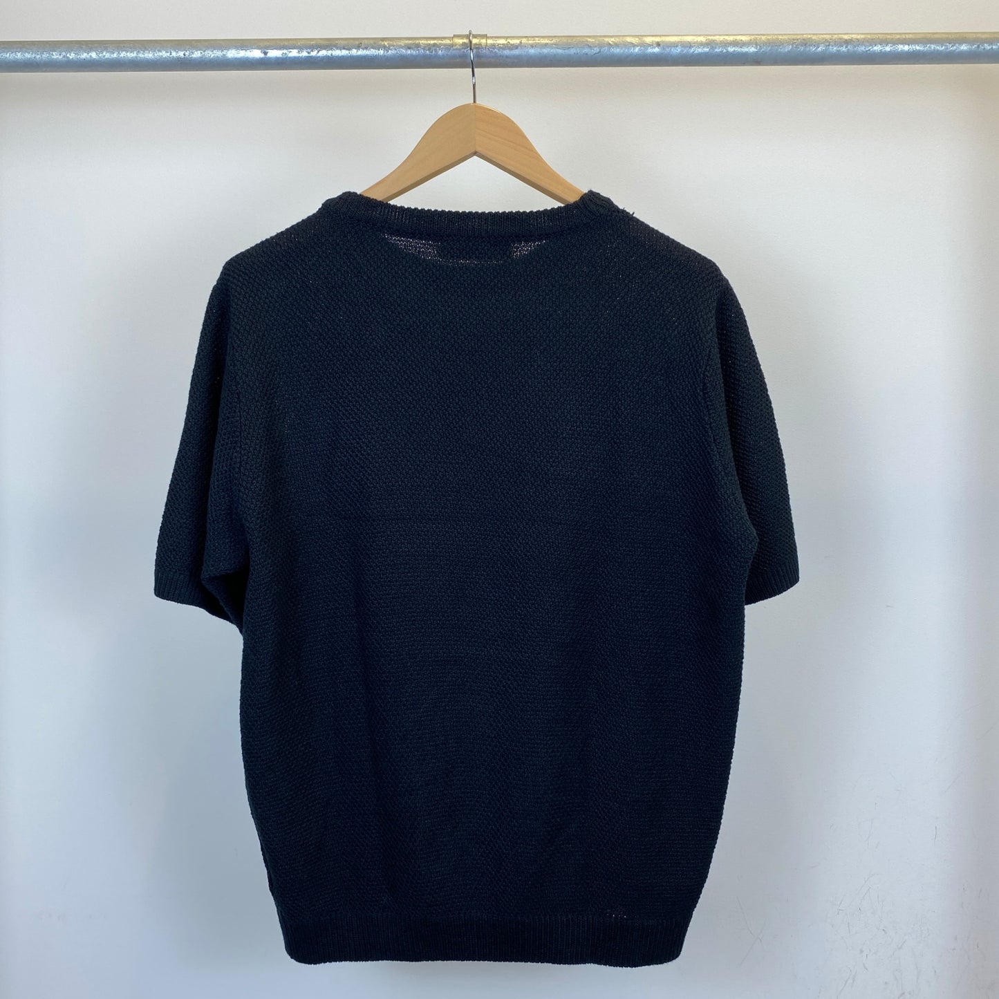 TOMORROW LAND 半袖クルーネックニット メンズ M 黒系【中古】