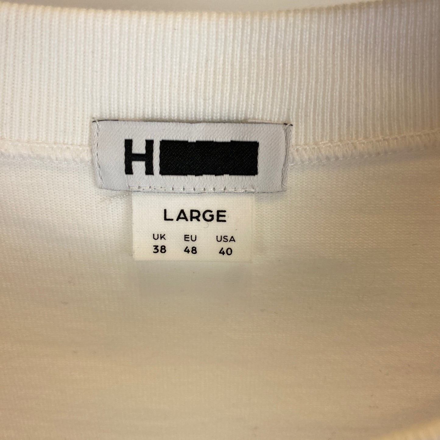 H BEAUTY ＆ YOUTH 長袖Tシャツ メンズ L 白系【中古】
