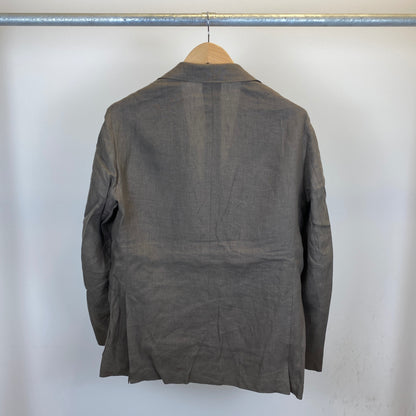 UNITED ARROWS リネンテーラードジャケット メンズ XL ベージュ系【中古】