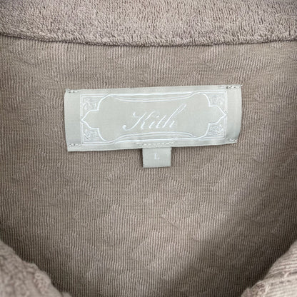 KITH 半袖ニットポロ メンズ L ベージュ系【中古】