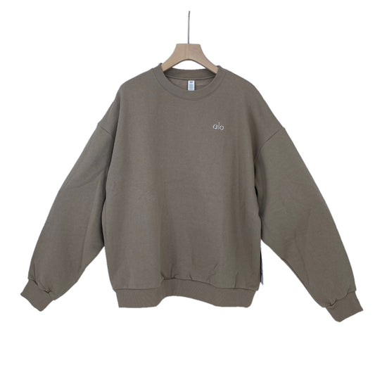 alo クルーネックスウェット メンズ L ベージュ系【中古】