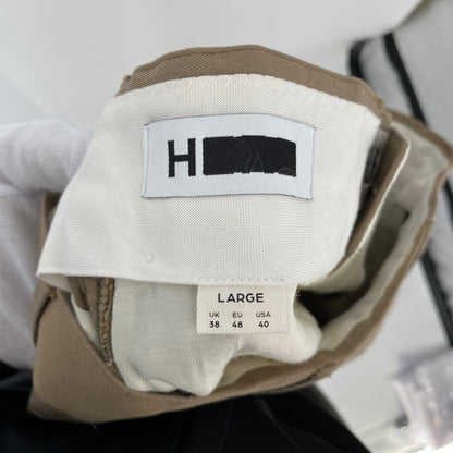 H BEAUTY ＆ YOUTH スラックス メンズ L ベージュ系【中古】