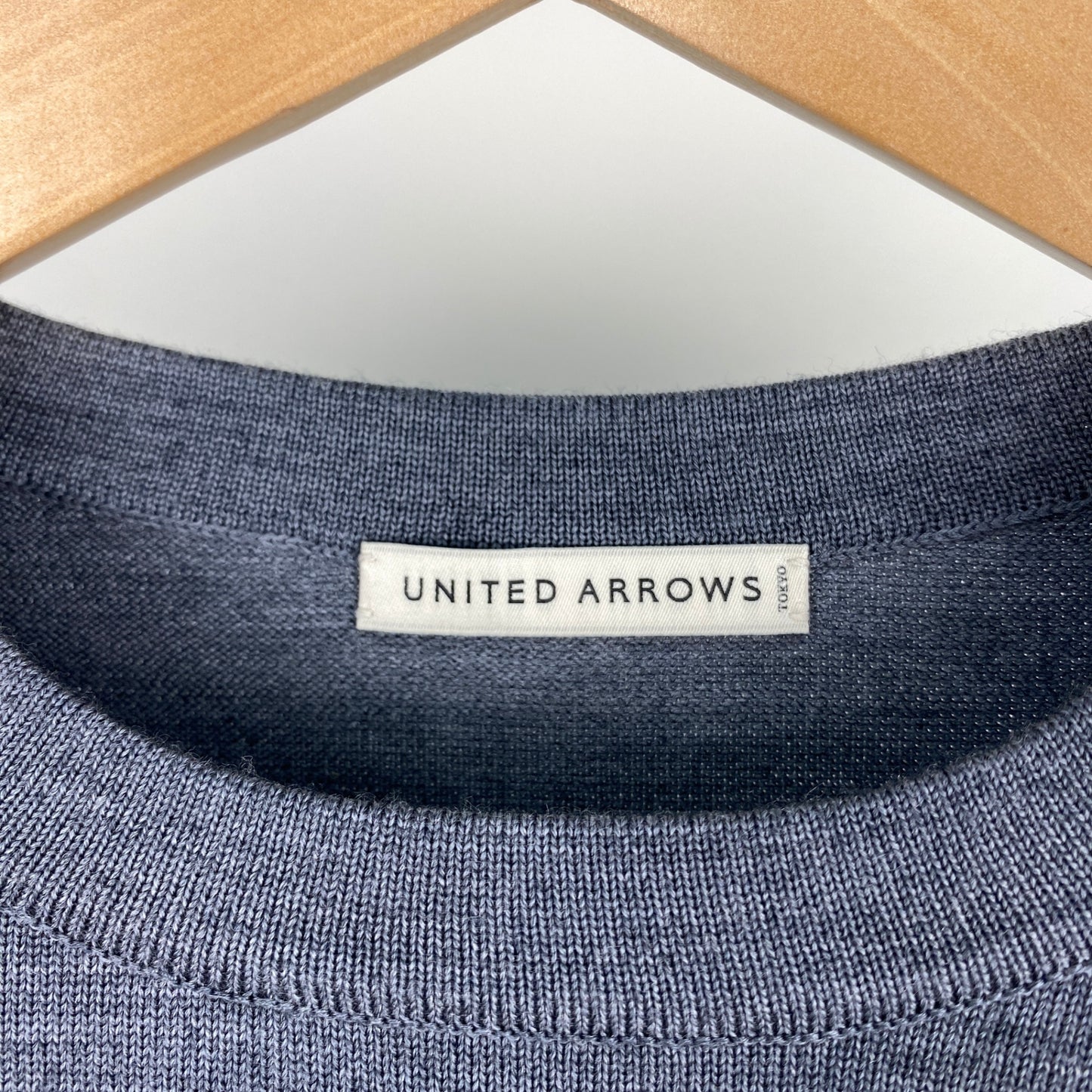 UNITED ARROWS ハイゲージニット メンズ XL グレー系【中古】