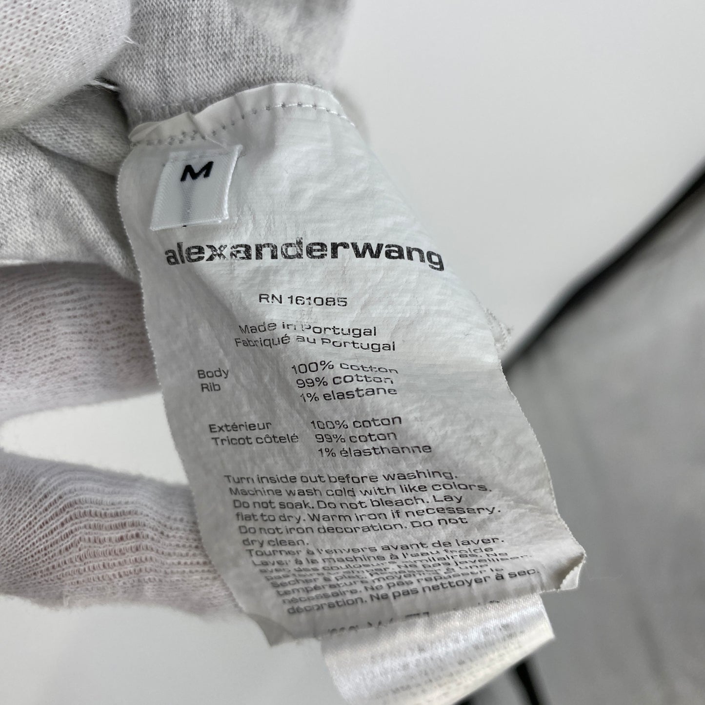 ALEXANDER WANG 半袖Tシャツ メンズ M グレー系【中古】