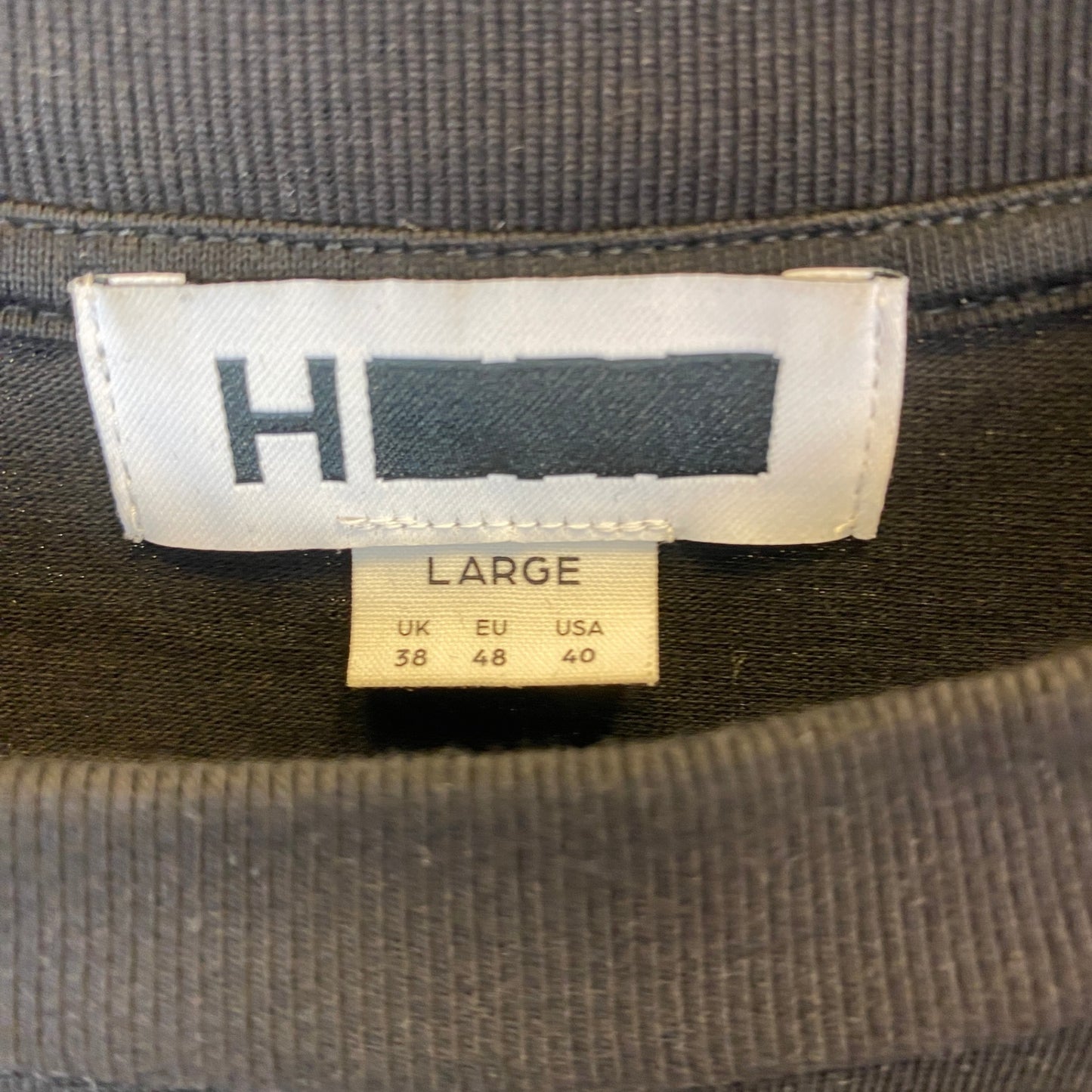 H BEAUTY ＆ YOUTH 半袖Tシャツ メンズ L 黒系【中古】