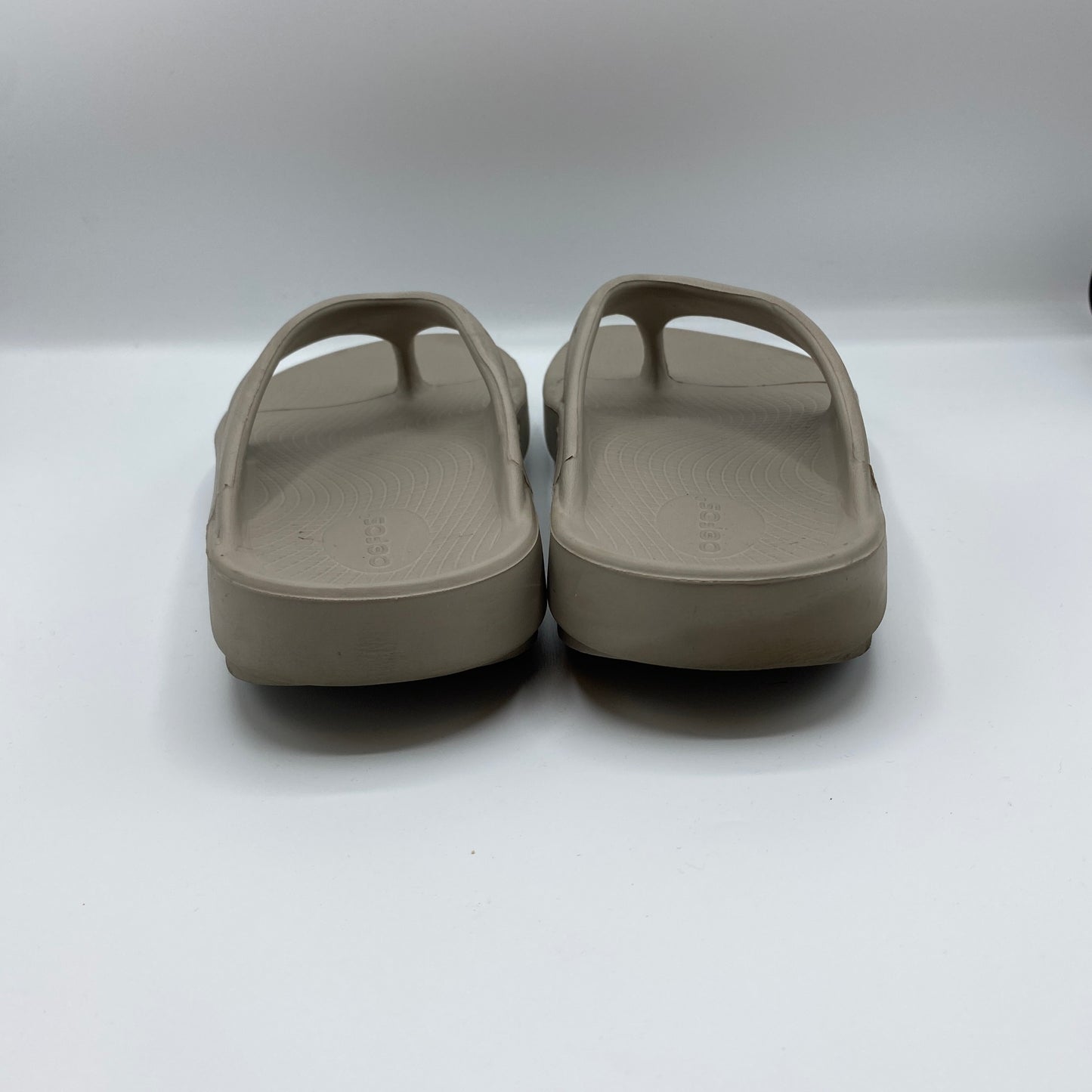 OOFOS トングサンダル メンズ 27cm ベージュ系【中古】