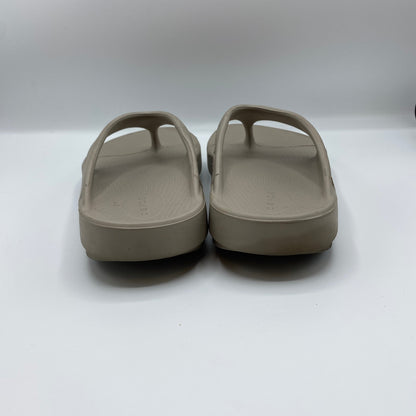 OOFOS トングサンダル メンズ 27cm ベージュ系【中古】