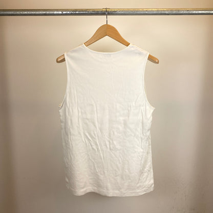 H BEAUTY ＆ YOUTH ノースリーブシャツ メンズ L 白系【中古】