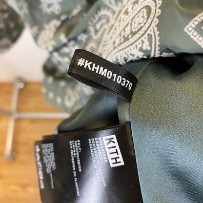 KITH ナイロンコーチジャケット メンズ L 緑系【中古】