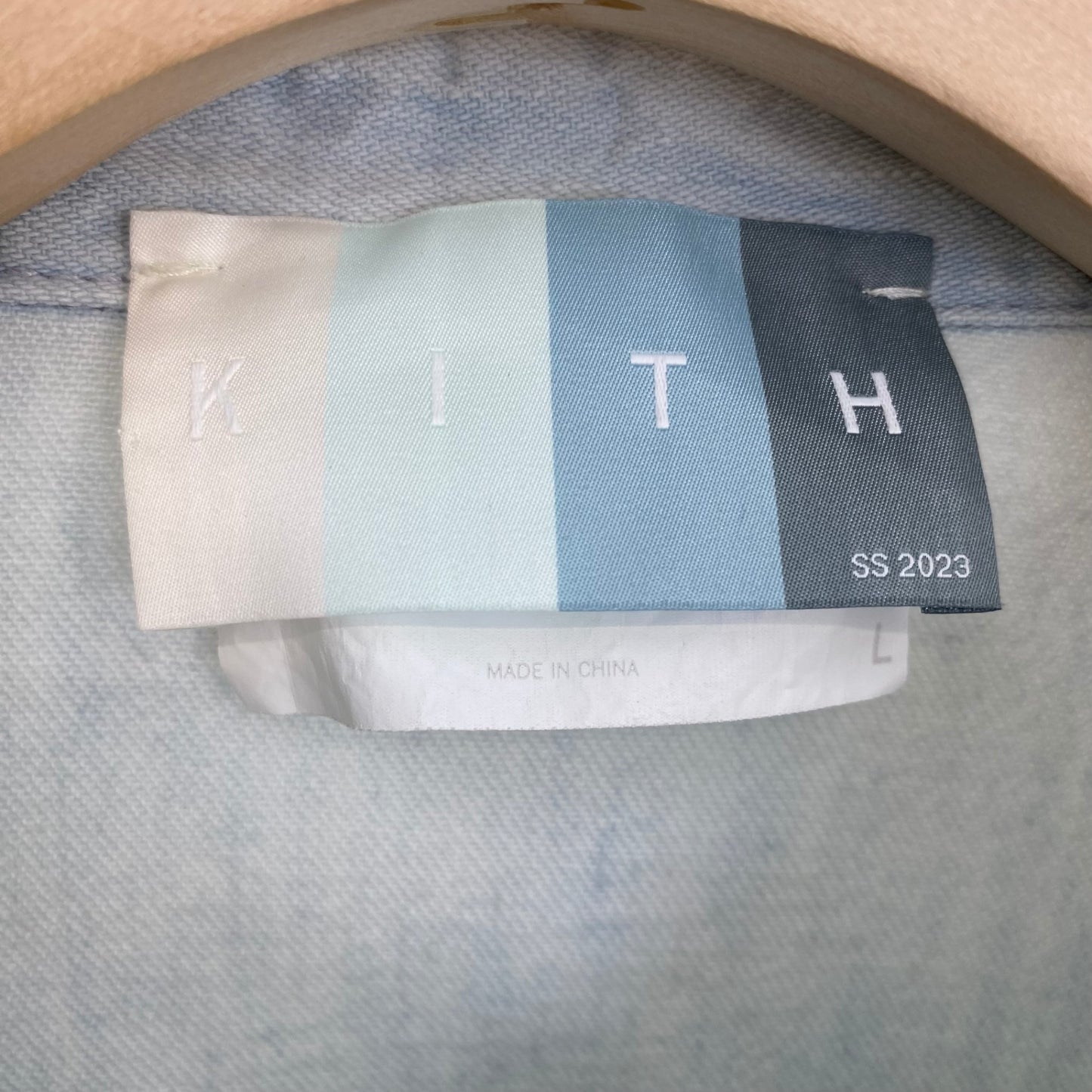KITH デニムシャツ メンズ L 水色系【中古】