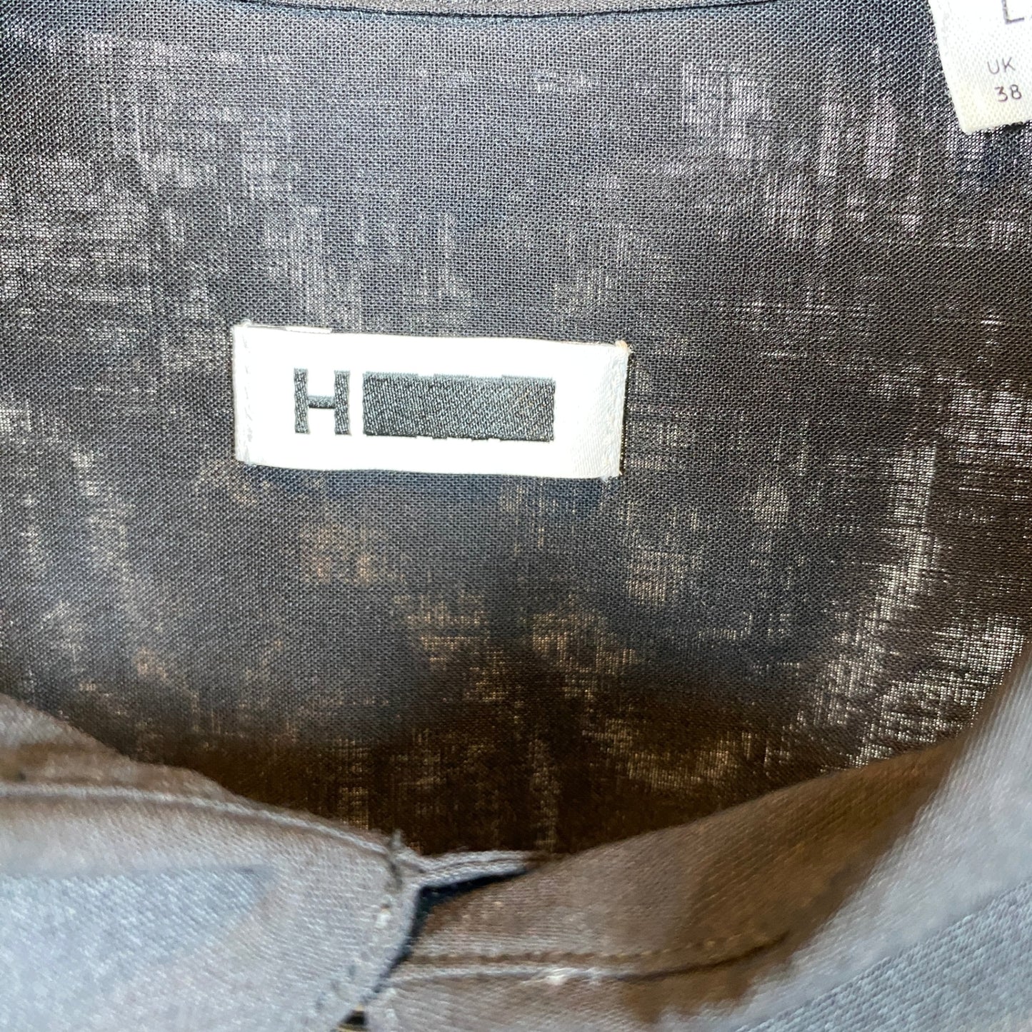 H BEAUTY ＆ YOUTH 長袖シャツ メンズ L 黒系【中古】