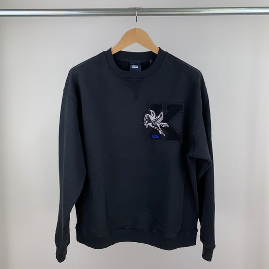 KITH クルーネックスウェット メンズ L 黒系【中古】