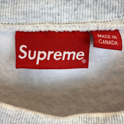 SUPREME SAMLL BOX CREW NECK SWEAT メンズ L グレー系【中古】