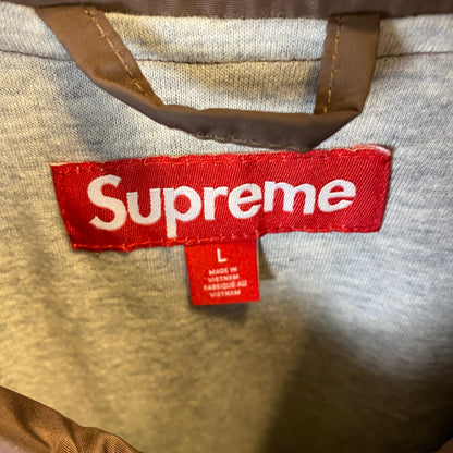 SUPREME crest coaches jacket メンズ L 茶系【中古】