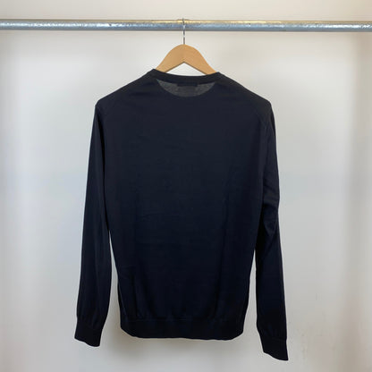 UNITED ARROWS 長袖クルーネックニット メンズ XL 黒系【中古】