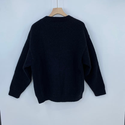 MONKEY TIME クルーネックニット メンズ XL 黒系【中古】