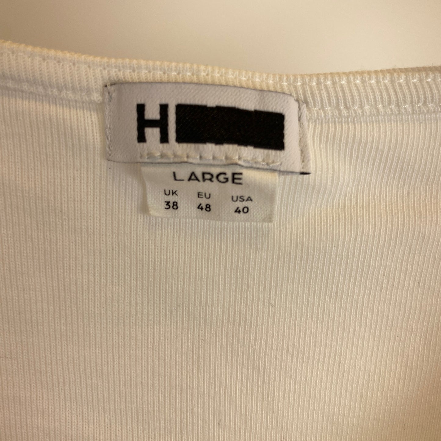 H BEAUTY ＆ YOUTH ノースリーブシャツ メンズ L 白系【中古】