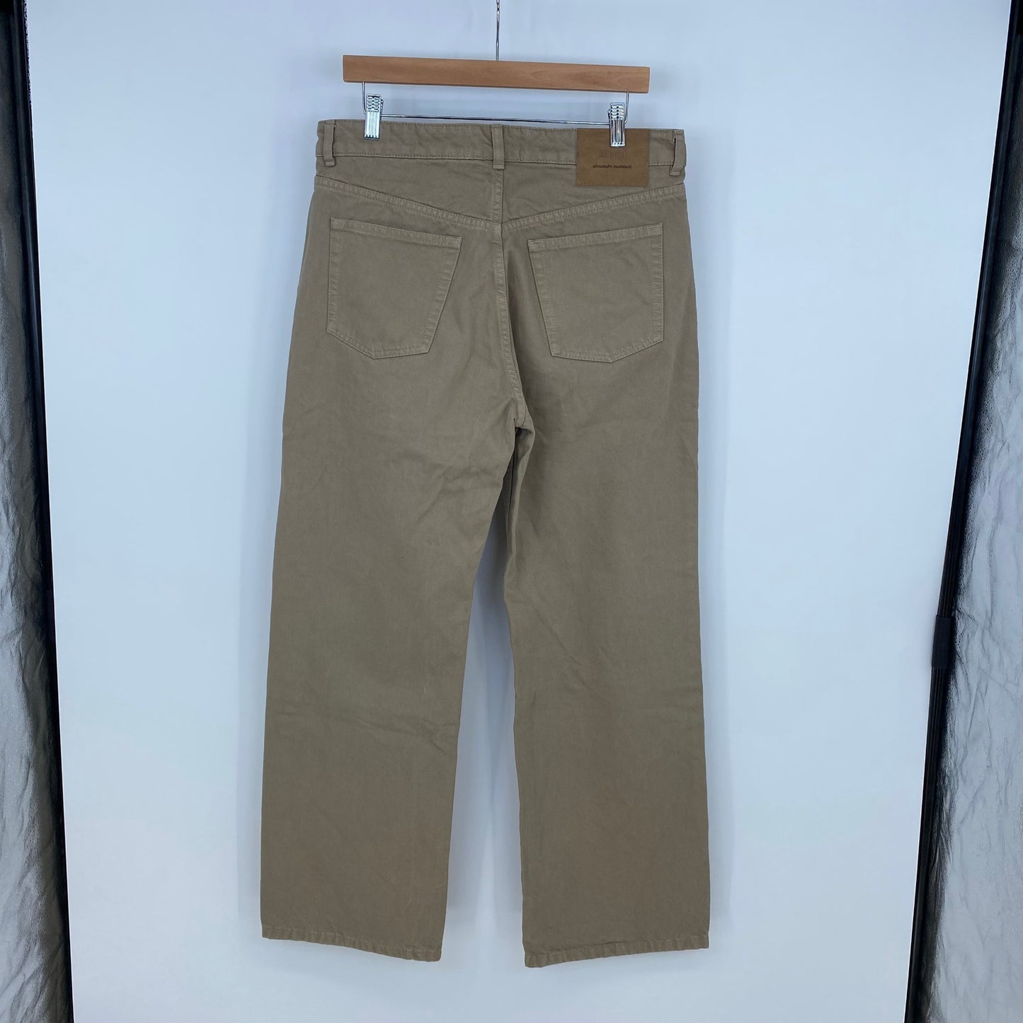Ami alexandre mattiussi ワイドフィットデニムパンツ メンズ M ベージュ系【中古】